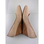 Aerosoles NWOT  Iris Wedge Heels Size 8.5M Woven Textile Cork Wedge Pointed Toe Photo 4