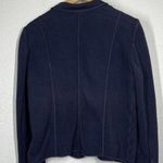 Bogner Textured Knit Zip Front Blazer Jacket M/ L Navy Size undefined Photo 3