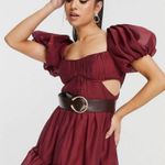 ASOS NWT DESIGN Petite voile mini dress with pleated bodice w/out belt Size 10 Photo 2