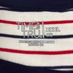 Time and Tru 3X XXXL Red Blue Stripe Tshirt Swing Midi Dress Pockets Patriotic Size undefined Photo 5