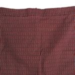 Tommy Hilfiger Mini Pencil Skirt 6 Red Chevron Stripe Stretch Zip Kick Pleat Photo 1