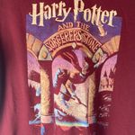 Harry Potter  burgundy graphic tee shirt woman’s size large Photo 1