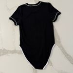 Nike Heritage T-Shirt Logo Bodysuit Women’s Medium Black/White Athleisure Sporty Photo 9