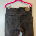 Harley Davidson Jeans Black Bootcut Zipper at Ankle Denim Sz 10 EUC Photo 8