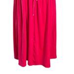 Ciao Lucia NWT Fabia Velour Dress Women’s Size Small Hibiscus Pink Midi Photo 3