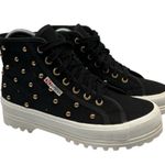 Superga Women's Alpina Cot Stud High-Top Sneaker Size 6.5 Photo 0