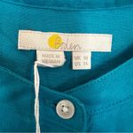 Boden Kimono Sleeve 100% Linen Shirt Swim Coverup Women's 14 Blue Resortwear NWT Photo 11
