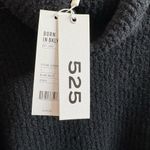 525 Vida Boucle Whip Stitch Pullover NWT Size Large In Black Photo 2