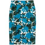J. Crew Floral Print Vibrant Blue Green
Pencil Skirt size 0 Photo 3