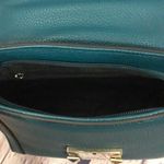 Jessica Moore Teal Handbag with Strap Green Photo 1