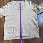 COS  100% Wool Lightweight 3/4 Length Crop Sleeve Round Neck Top Photo 6