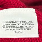 Classic Elements FESTIVE CHRISTMAS ARGYLE CARDIGAN SWEATER SANTA L RED PREOWNED Photo 6