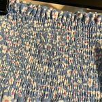 Hurley Dirzy Daze Smocked Skirt NWT Size Medium Mini Floral Blue/White Preppy Photo 2