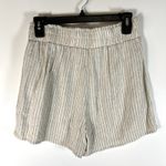 Hunter & Brown Linen Blend Shorts & Top Set Women's Size Small Beach Boho Tan Photo 8