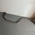 Ann Taylor LOFT Full Genuine Leather Real Animal Fur Zebra Print Dyed VTG Belt S Photo 1