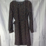 Popsugar  long sleeve sheer wrap dress Photo 7