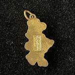 Disney Vintage Mini Mouse Enamel Pendant Charm 1” With Gold Tone Back Photo 1