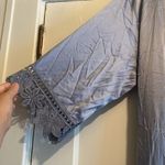 Kennedy Blue  | Basic Light Blue Bridesmaid RobeLace Details One Size Fits Most Photo 2