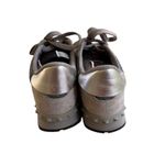 Valentino Garavani Rockrunner sneakers in camouflage suede and mesh grey 38.5 Photo 3