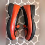 Dansko  Red Black Vintage Mary Jane Mules sz 39 US sz 8-9 contrast bow and trim Photo 7