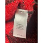 J. Jill 2X Red Black Buffalo Plaid Wool Blend Button Sweater Jacket Shacket Photo 5