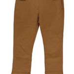 A.Z.I Womens Double Frayed Hem Cotton Blended Pullon Jeans Tan Size 4 Tan Photo 0