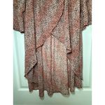 Torrid SIZE 2 2X COVER UP KAFTAN/DUSTER ANIMAL PRINT BELL SLEEVE HI LOW Photo 2