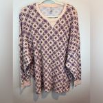Free People Intimately Women’s Early Night Thermal Floral Top Size S Pink Photo 2