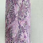 American Vintage Vintage Y2K Katie Lin Woman Purple Pink Animal Print High Waist Midi Skirt 3X Photo 3