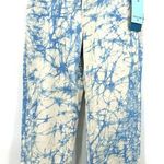 NWT Rachel Comey‎ for Target size 6 blue tie dye marble print jeans 100% cotton Photo 0