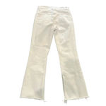Madewell Cali Demi-Boot Jeans in Pure White Size 25 Photo 3