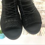 Kelsi Dagger NEW  Brooklyn Hendrix Lace Up Gladiator Sandal Black Open Toe Photo 4