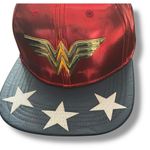 DC Comics Originals Wonder Woman Hat Baseball Cap Snapback High Profile OS Red Photo 6