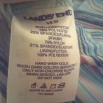 Lands' End Athletic One Piece Swimsuit-Size 12-Racerback-Lined-UPF 50-D Cup Photo 7