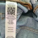 Frame Sea Cut Off Waist Maxi Jean Denim Skirt Raw Hem Blue Front Slit 26 Photo 9