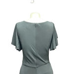 Rickie Freeman‎ Teri Jon Black Flutter Sleeve Ruffle Long Gown Size 8 Photo 6