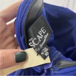 XScape  Blue One Shoulder Social Prom  Size 10 Dress Photo 7