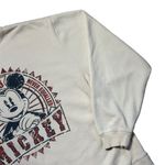 Disney  Beige Oversized Long Sleeve Crewneck Sweatshirt US L Photo 3