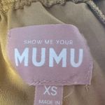 Show Me Your Mumu  Godshaw Goddess Tie Back Gown True Gold Luxe Satin’s Dress. Photo 11