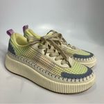Nicole Miller New York knit sneakers women’s size 7 pastel multicolored casual Photo 1