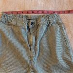 Brandy Melville gray and blue pinstripe crop pants stretch waist casual XS Photo 9