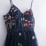 Mac Duggal Floral Embroidered A-Line Jeweled Floral Maxi Gown Photo 4