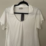 Wrapper NWT White Collared Women's Top Size XL Photo 5