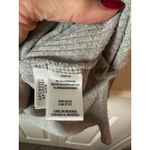 Andrew Marc  Gray Ribbed V-Neck Sweater S Photo 5