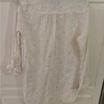 For Cynthia BEACHWEAR Linen Novelty sailboat anchor Print Coverup Tunic size S Photo 7