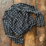 Abercrombie & Fitch Plaid Wrap Top Photo 3