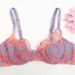 Savage X Fenty Shining Star Embroidered Lace Unlined Demi Bra Photo 1