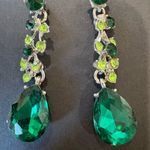 Emerald Green and Lime Drop Earrings Photo 4