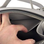 Dream Control Grey Small Crossbody/Handle Purse Studded Faux Leather Vegan Gray Photo 10