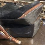 Steve Madden  black suede Trishia booties boots Heels Heeled Women’s Size 8.5‎ Photo 6